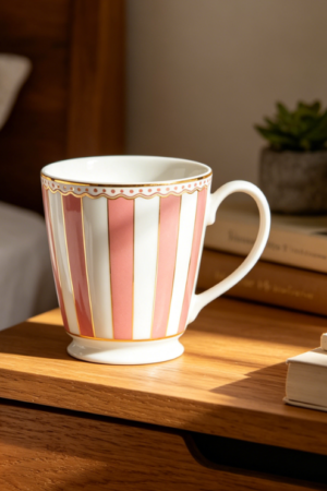 10oz Fine Porcelain Mug, Carnival Pink